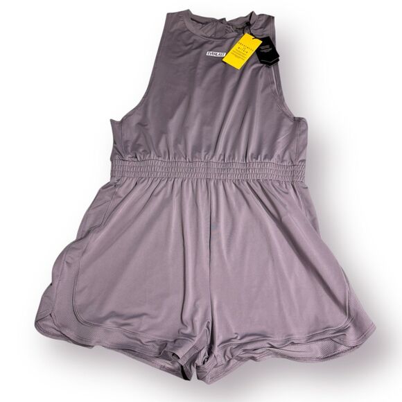 Everlast Women’s High Neck‎ Gray Playsuit Size 10 Work Out Wear BNWT - Picture 1 of 5